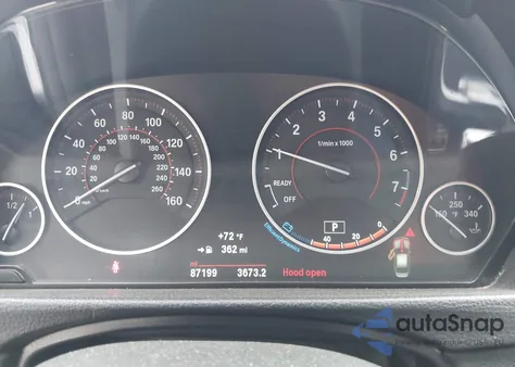 2016 BMW 328I z USA, uszkodzony, nr VIN WBA8E9G50GNU27697